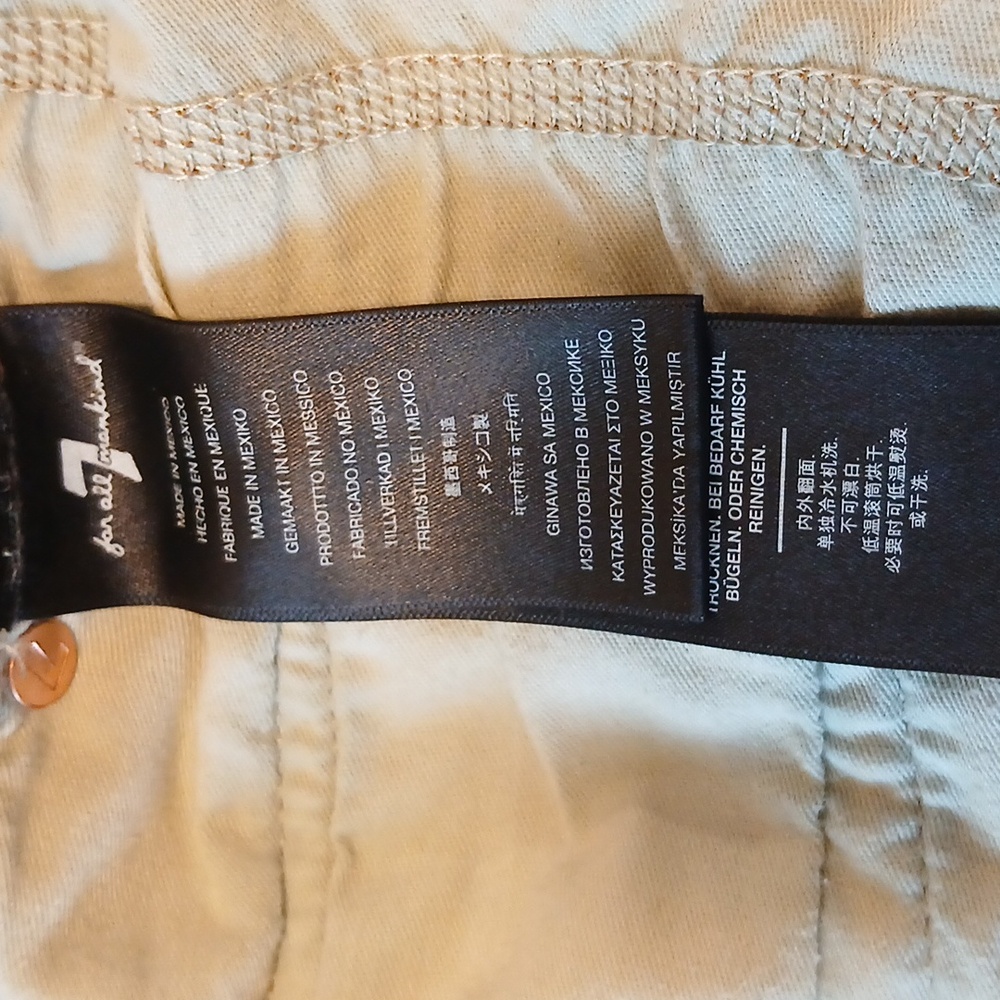 7 for ALL MANKIND size 36 Adrien men's Blue Denim Jeans - Picture 8 of 8